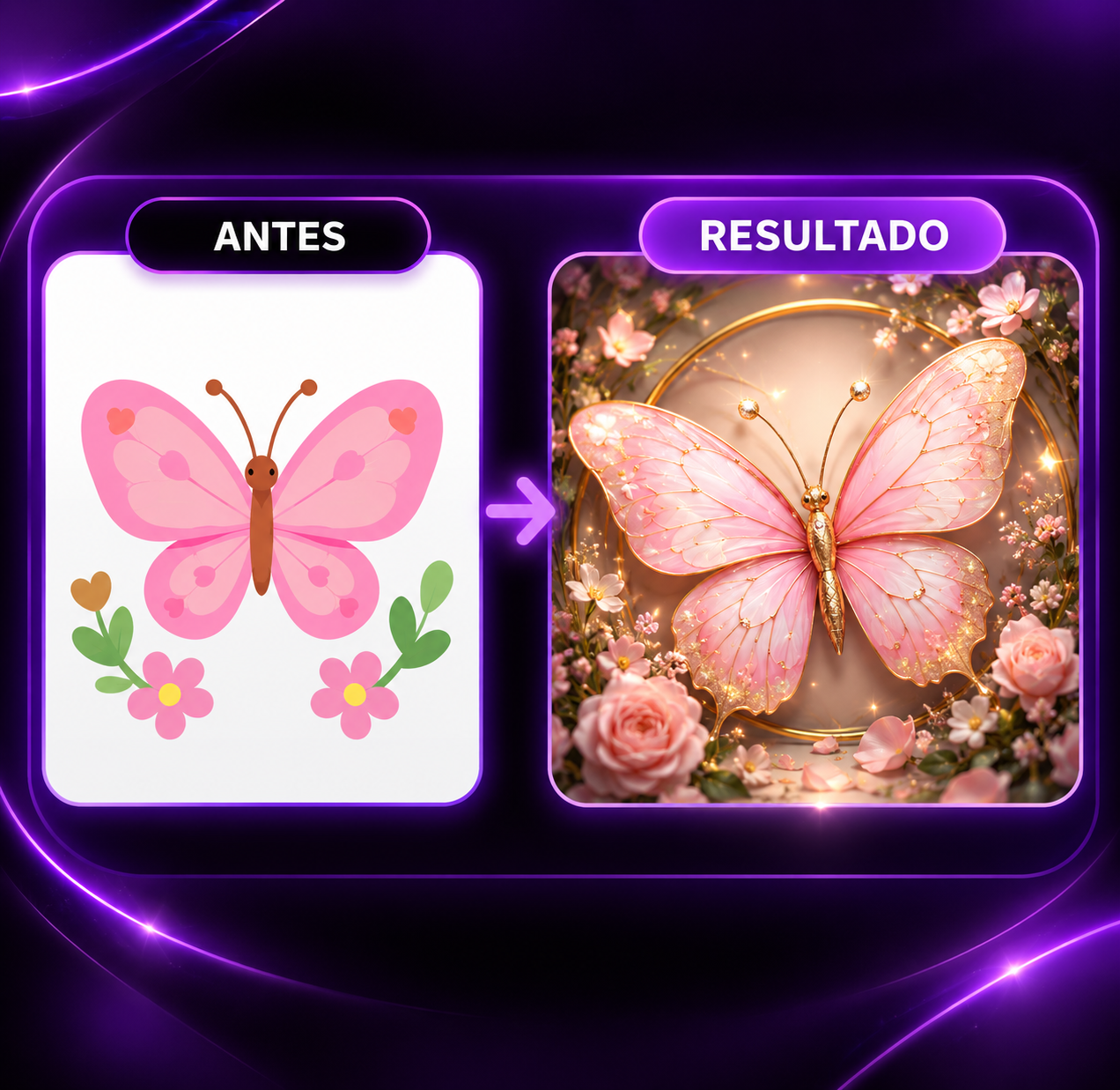 Arte premium para festa